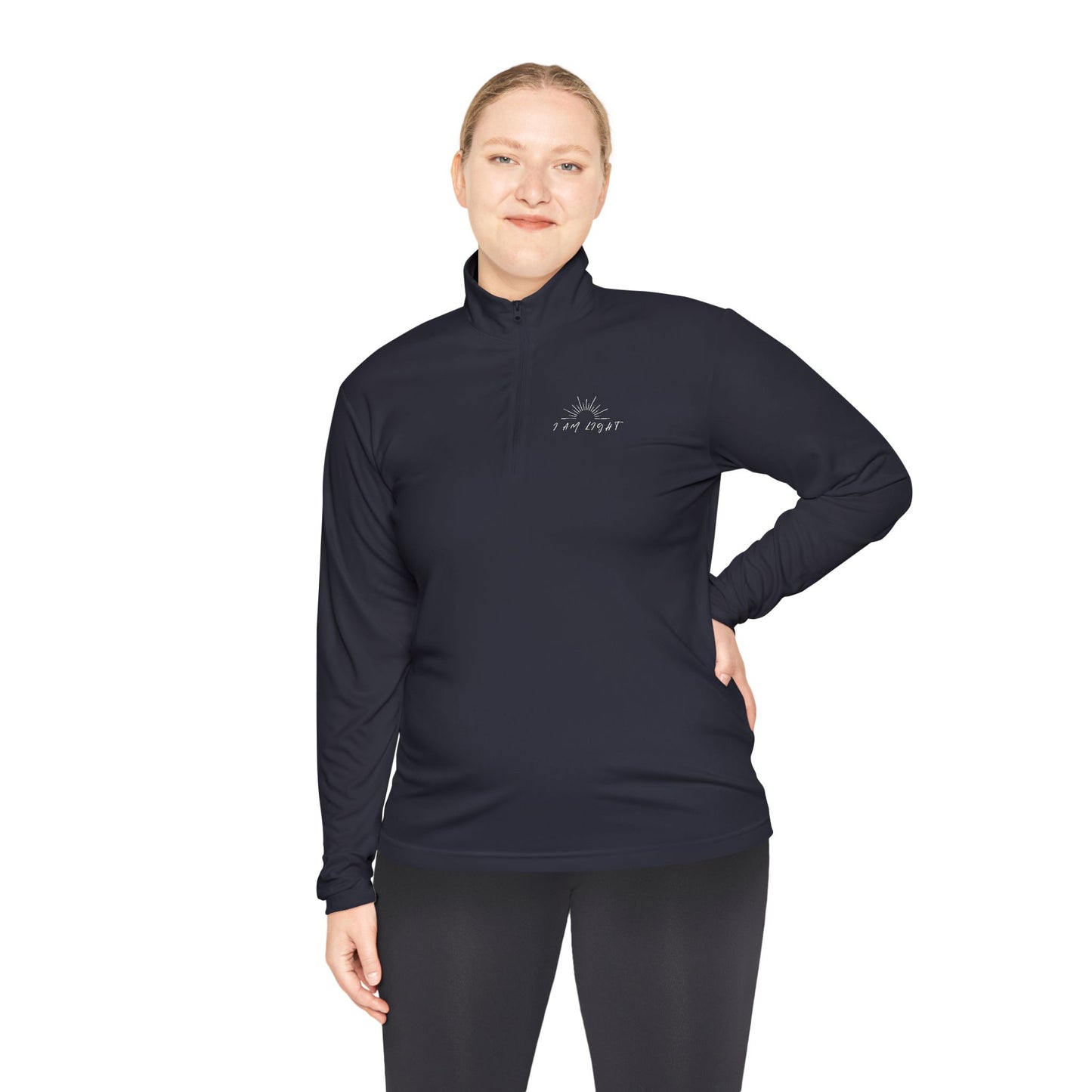 I am Light Unisex Quarter-Zip Pullover