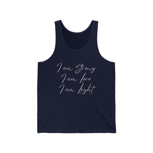 I am Light Unisex Jersey Tank