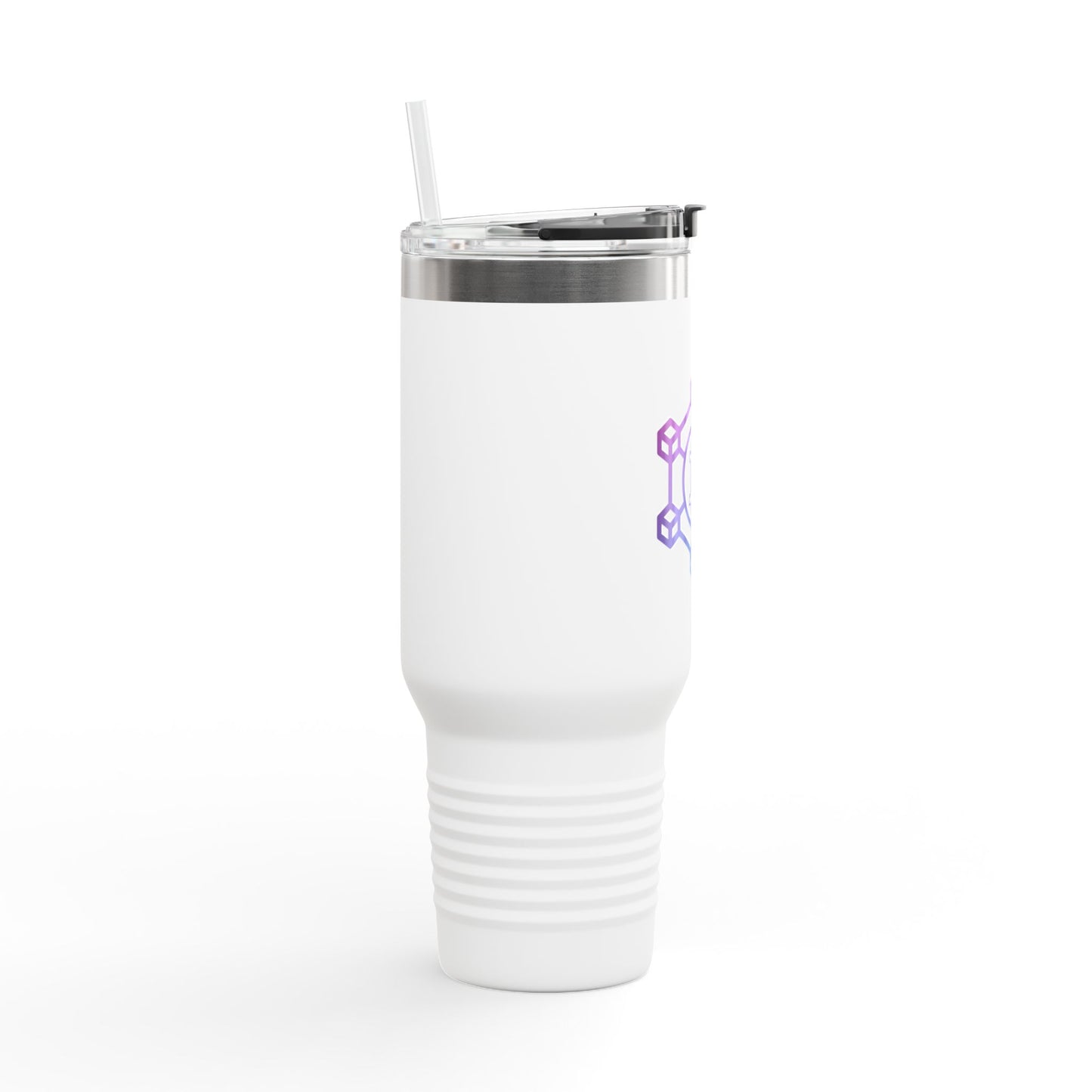 Bitcoin Blockchain Insulated Travel Mug, 40oz