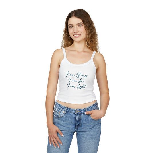 I am Light Women's Spaghetti Strap Tank Top